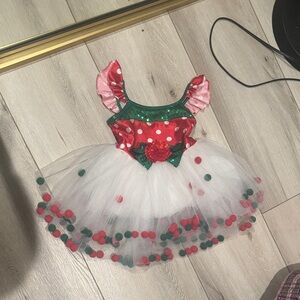 Sparkling Holiday Tutu Dress for Kids